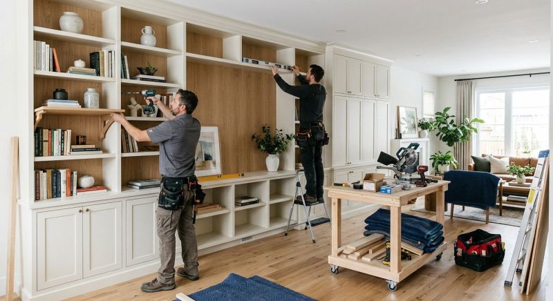 Mudroom Shelving Installation in Frederick, MD