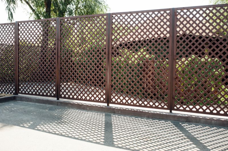Wood Trellis Installation